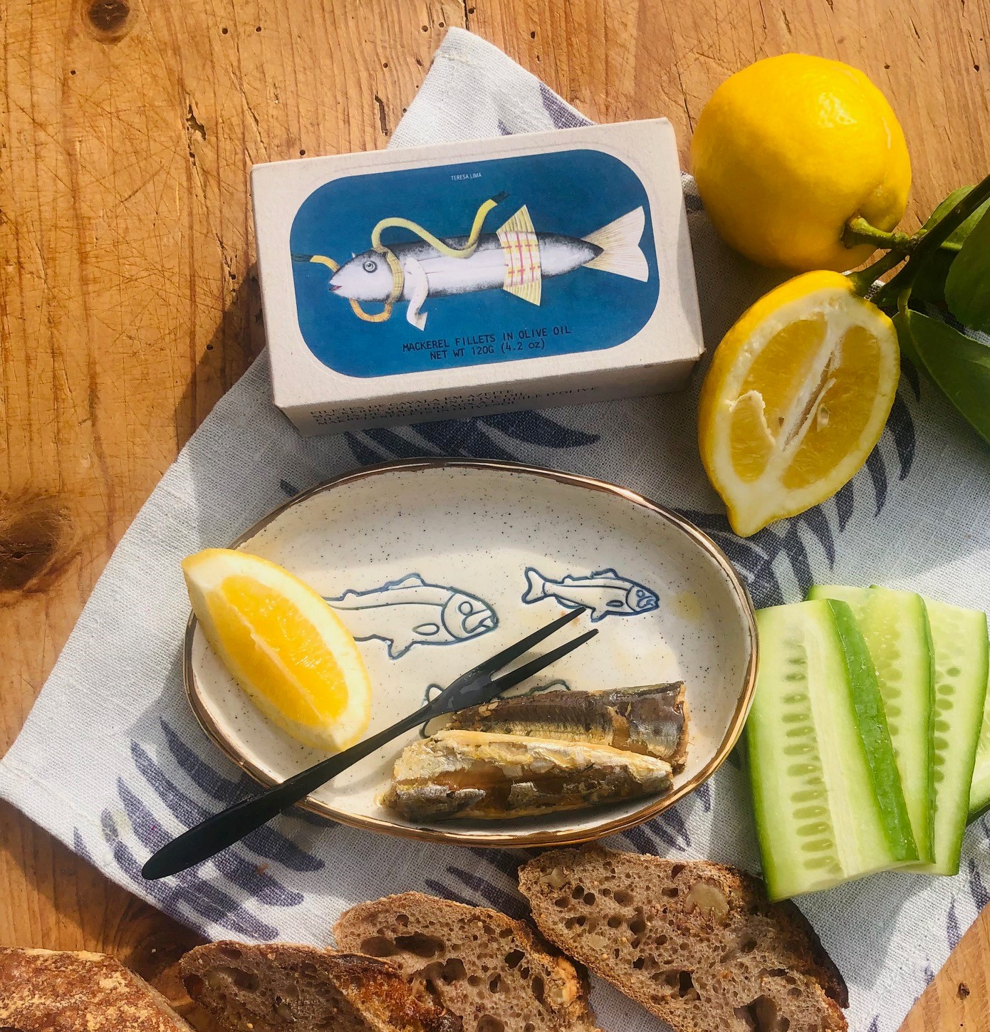 Sea Soul Studio | Site 153 | Ceramic sardine dish