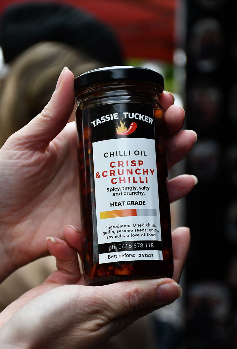 Tassie Tucker | Site 310 | Chilli sauce collection