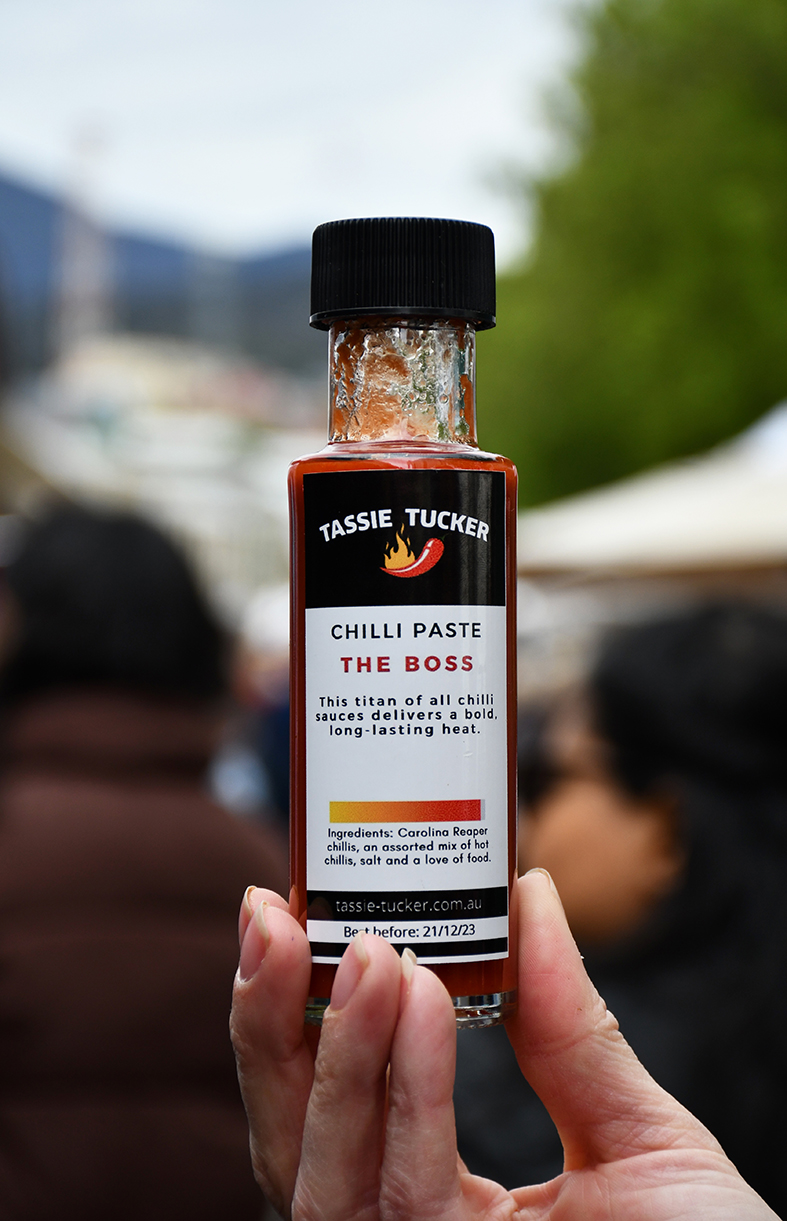 Tassie Tucker | Site 310 | Chilli sauce collection